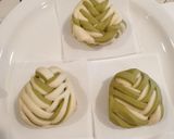 抹茶雙色饅頭的食譜步驟7照片