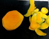 A picture of step 1 of My Mango Smoothies with Ice.