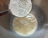 A picture of step 2 of Korean sticky rice donuts (꽈배기).