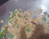 A picture of step 3 of Matar paneer without tomato.