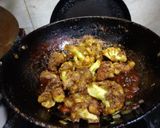 A picture of step 6 of Dry Gobhi Manchurian.