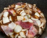 A picture of step 8 of Chinese-Style Braised Beef Tendon and Shank Stew (柱侯蘿蔔炆牛筋腩).