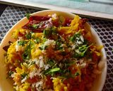 A picture of step 3 of Sevai Upma.