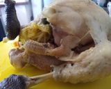 A picture of step 5 of Auntie's Steamed Chicken.
