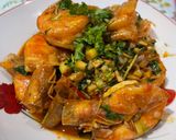 Foto langkah ke 4 dari resep Thai Lemongrass prawn ~ udang serai thailand.