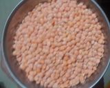 A picture of step 1 of Masoor daal Goli (healthy snack).