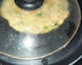 A picture of step 3 of Moong & Chana dal cheela.