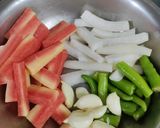 A picture of step 2 of Winter pickle.