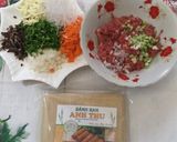 Hình bước làm 2 của món Chả giò ram thịt bò rau củ