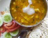 A picture of step 5 of Dal dhokli.