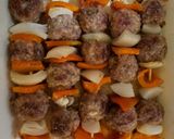 Foto del paso 4 de la receta: Brochetas de carne picada