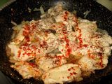 Курятина з овочами під соусом каррі