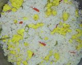 A picture of step 6 of Egg fried rice 🍚🍚.