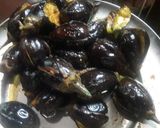 A picture of step 2 of Egg plant curry with curd.