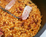 Foto del paso 6 de la receta: Arroz de salchichas y ceps con panceta ibérica curada