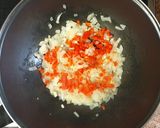 A picture of step 3 of Surinamese Fried Rice.