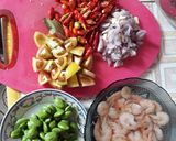 Foto langkah ke 1 dari resep Udang pete ndoweeer.