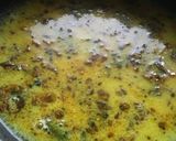 A picture of step 2 of Tandlachi Ukhad(rice flour upma).
