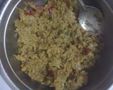 A picture of step 3 of Vegetable khichdi.