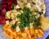 A picture of step 2 of Spring Fruit Salad 🍓🍊.