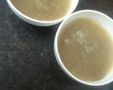 A picture of step 2 of Lauki soup.