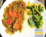 Foto del paso 1 de la receta: Tortilla de Espárragos verdes con Bacalao y Pimientos asados