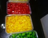A picture of step 6 of Home made tutti frutti.