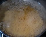 A picture of step 1 of Baked Macaroni with Bechamel!!🍝🍴.