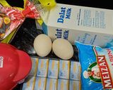 Hình bước làm 1 của món Bánh waffle mè đen