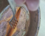Foto del paso 3 de la receta: Boniato a la manteca en microondas 🍠 Batata de pulpa naranja a la mantequilla, con microondas