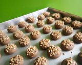 Foto langkah ke 4 dari resep Cookies Cokelat Kacang.
