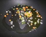 A picture of step 2 of Chickpea and mussel soup with homemade croutons.