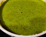 A picture of step 3 of Green chutney.