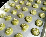 Foto langkah ke 5 dari resep Almond macha cookies 🍪🍪🍪 #bikinramadhanberkesan.