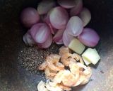 Gambar langkah 2 resipi Masak Lemak Putih Labu Air.