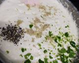 A picture of step 3 of Urad dal dahi bhalla.