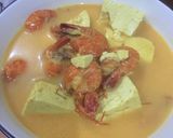 Foto langkah ke 5 dari resep 3. Gulai udang tahu sederhana.