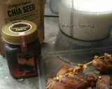 Foto langkah ke 7 dari resep Raw Almond Milk Rasa Kurma Madu (Honey and Dates).