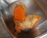 A picture of step 1 of Haldi tea(Immunity tea).