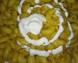 A picture of step 3 of Chaat paata pasta.
