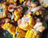 Foto langkah ke 7 dari resep Udang Jagung Saus Padang.