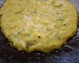 A picture of step 2 of Mix veggies Chilla.