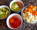 Foto del paso 1 de la receta: Guisado de fideos y verduras. 100 % vegetariano. #Mercado
