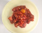 Foto del passaggio 1 della ricetta Frisella con polpette di salsiccia pezzente stracciatella Lucana e peperone crusco
