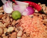 A picture of step 4 of Foul Medames, Like Molasses.