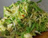 Gambar langkah 4 resipi Sayur kobis sos tiram simple.