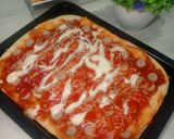 Foto langkah ke 7 dari resep Pizza Sosis no ulen.