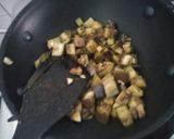 A picture of step 2 of Aubergine and Mushroom Balls.