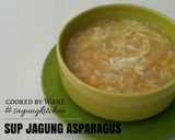 Foto langkah ke 6 dari resep Sup Jagung Asparagus.