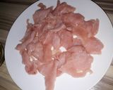 A picture of step 1 of Chicken suya skewers.
